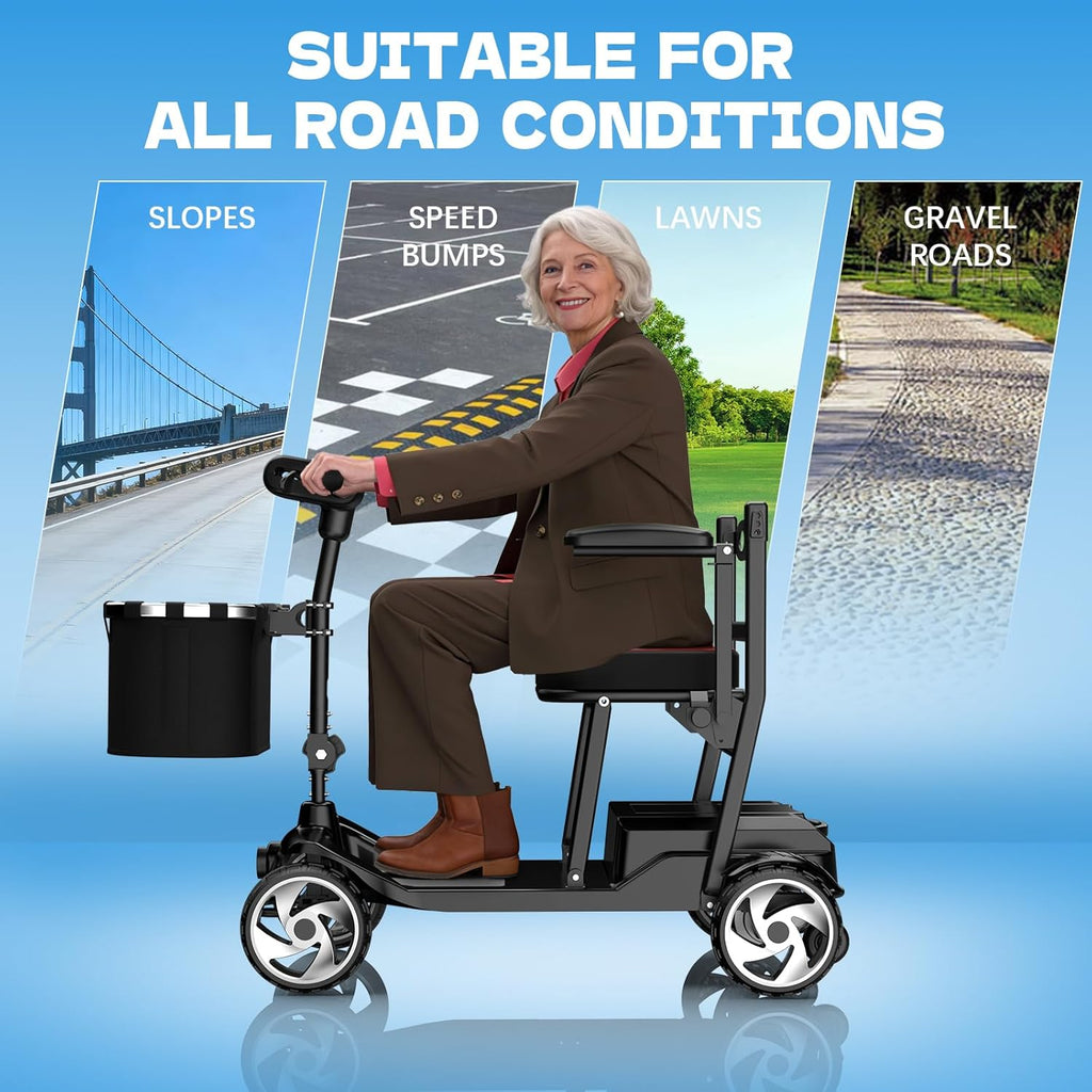 Axada Mobility Scooters for Seniors,49 Lbs Lightweight Mobility Scooter,Upgr ...